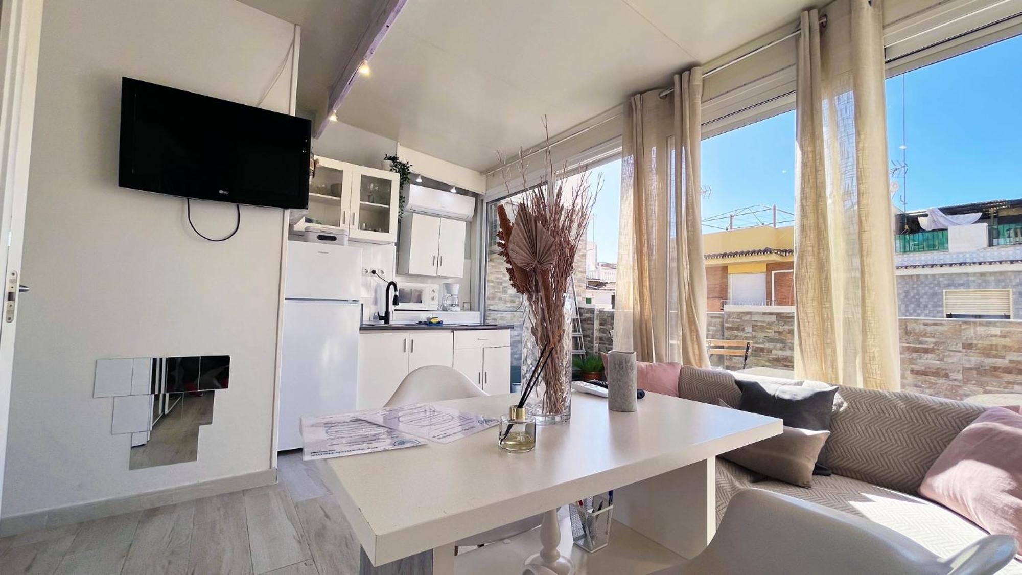A 5 Minutos De La Playa Con Terraza En Malaga Leilighet Eksteriør bilde