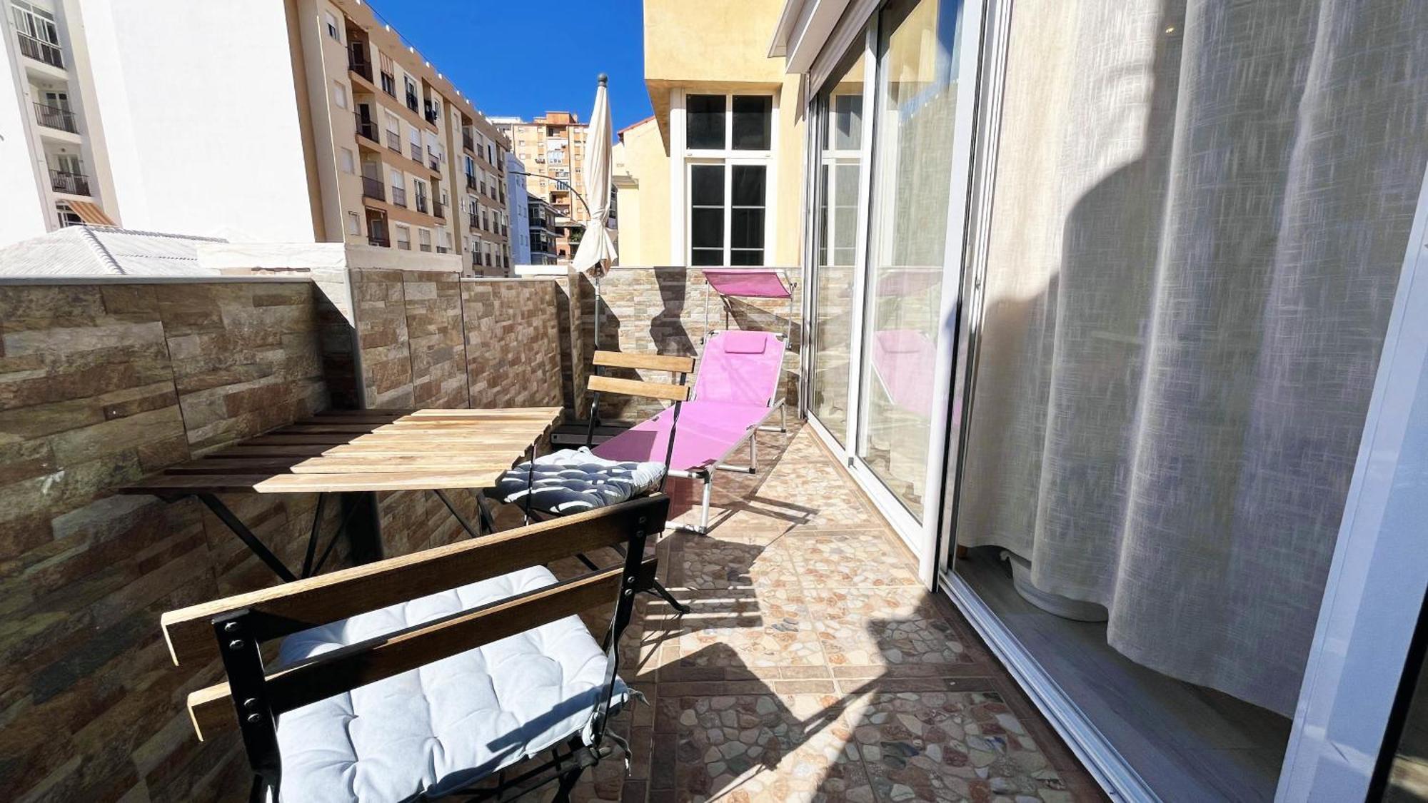A 5 Minutos De La Playa Con Terraza En Malaga Leilighet Eksteriør bilde